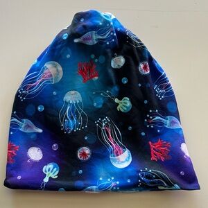 Bumblito Jellyfish Print Beanie - Size: Adult XL (fits ages 10+ to adult)